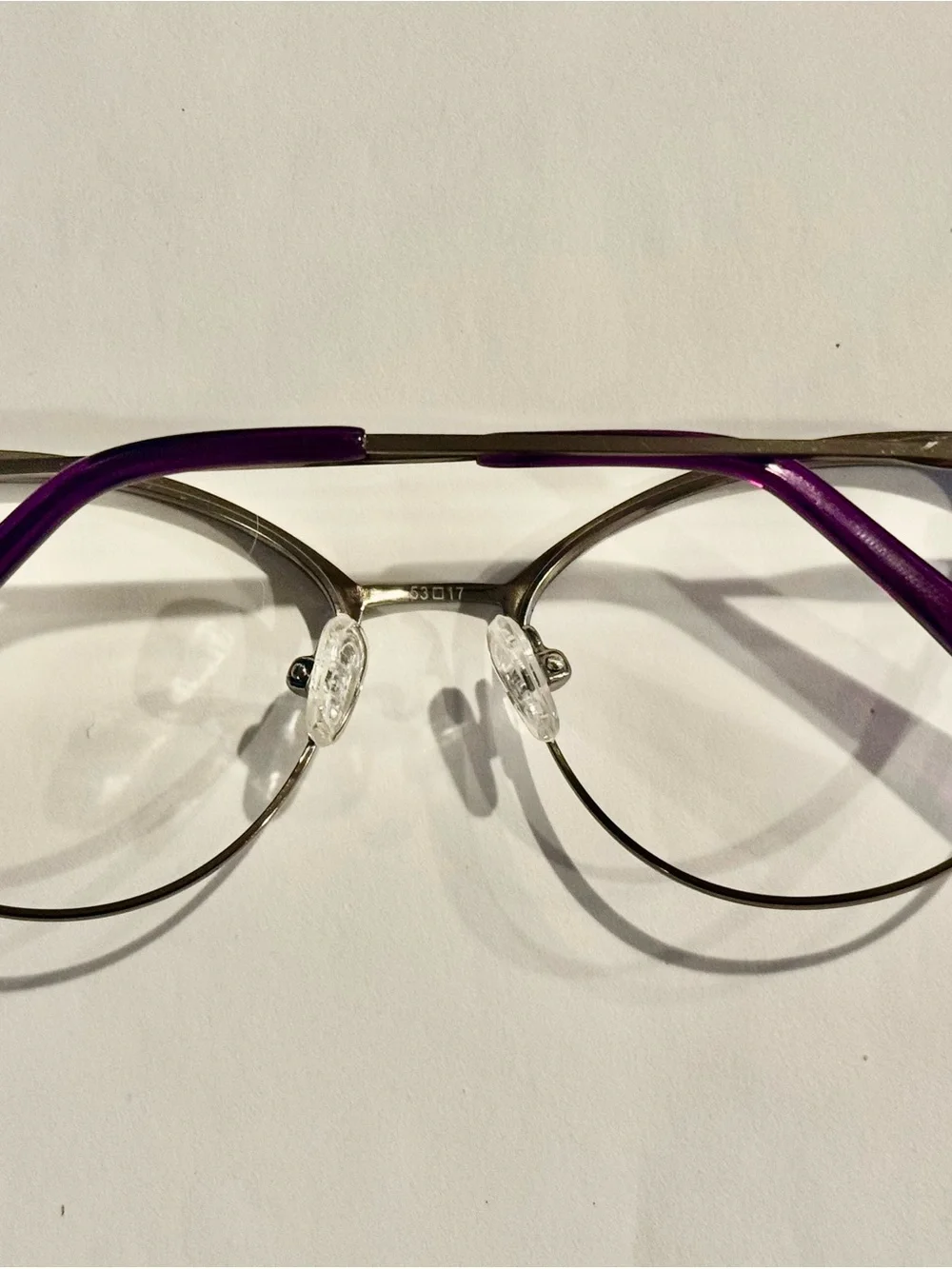 Just 306 Purple 53-17-135 Eyeglass Frame/ pre-owned